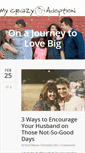 Mobile Screenshot of mycrazyadoption.org